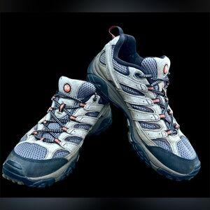 Merrell Men's Moab 2 Ventilator Hiking Shoes - Gray/Beluga - Size 9
